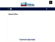 Tablet Screenshot of everestwholesales.com